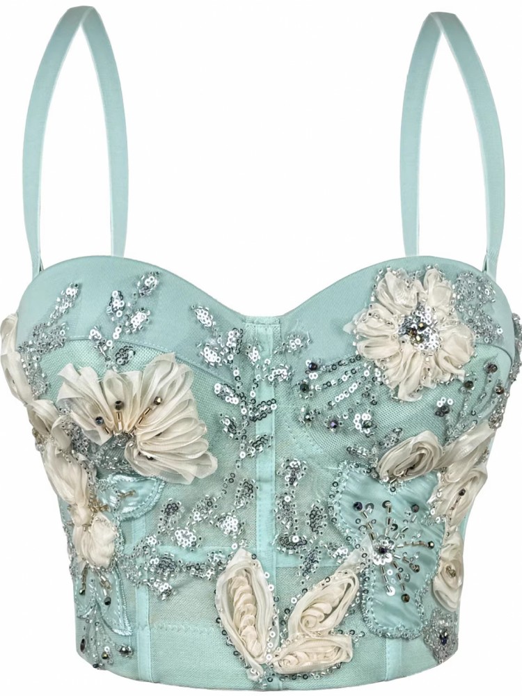 Strapless Bra Backless - Top Cropped Feminino Sem Mangas, Ombro