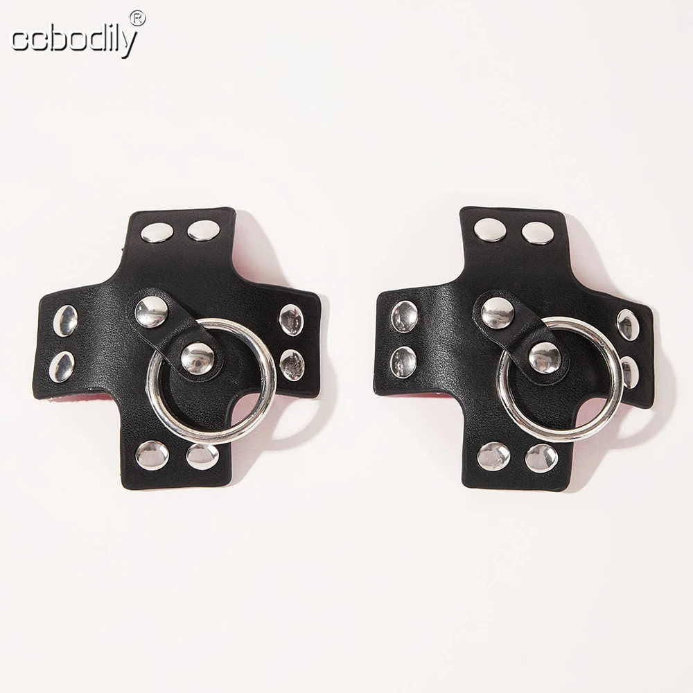 Nipple Cover Pasties - PU Leather Nipple Cover Protector para