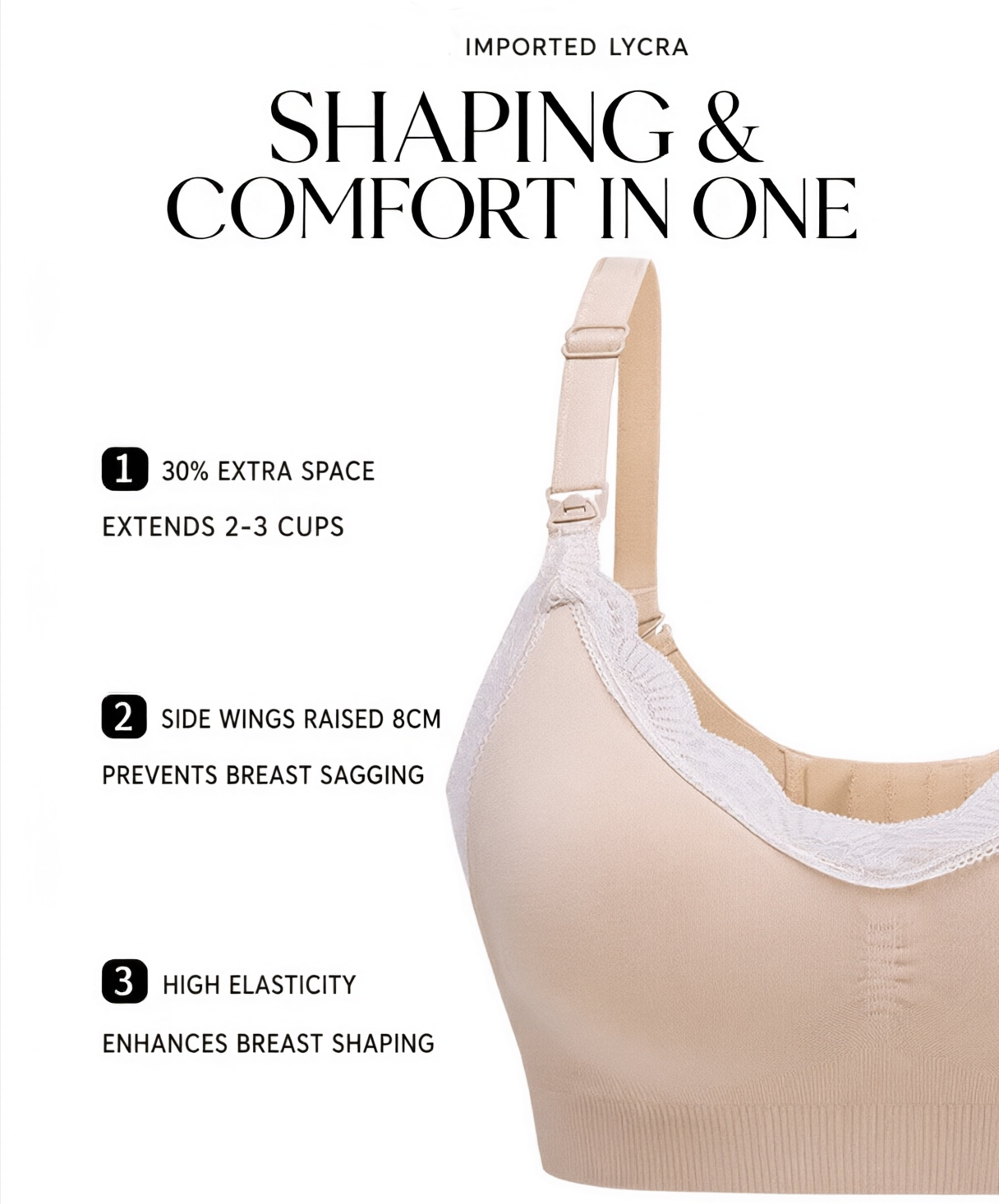 Sutiã de amamentação sem costu - Nursing Bra Sleep avaliação e preço