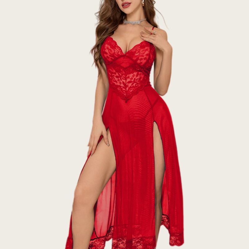 Lingerie Sexy, Pijamas Exótico - Babydoll Chemise Night avaliação e preço