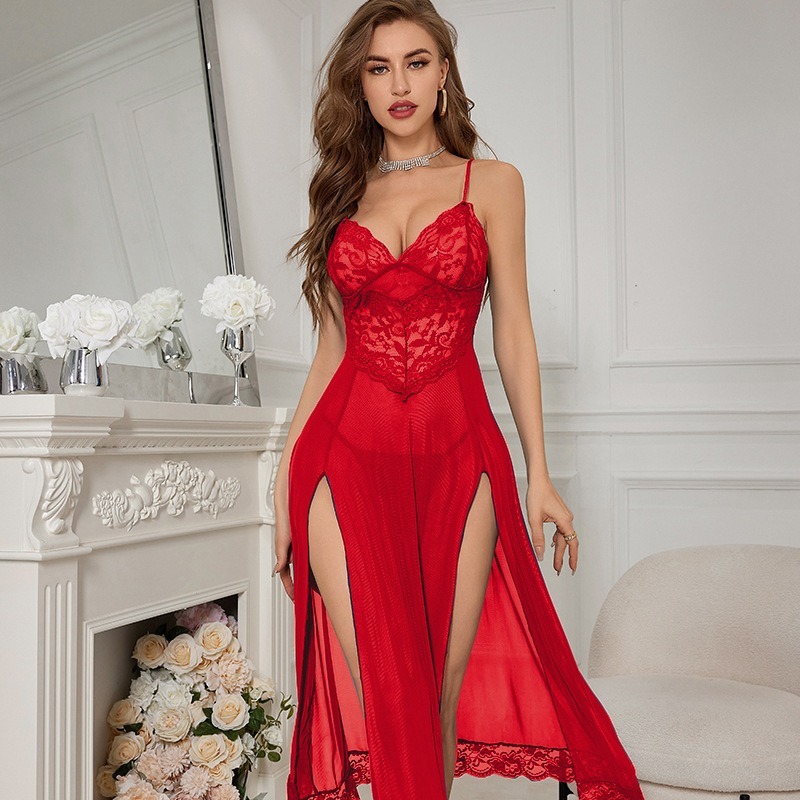 Lingerie Sexy, Pijamas Exótico - Babydoll Chemise Night avaliação e preço