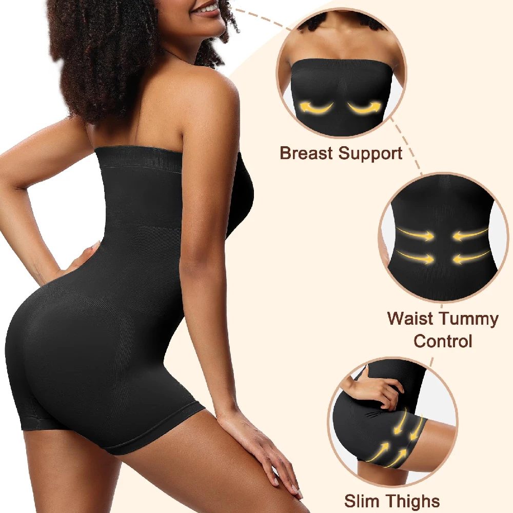 1 peça de body modelador com c - Shapewear Bodysuit Firm avaliação e preço